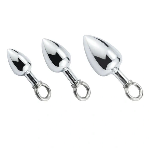 Ring Anal Steel Cock 4663 with Set Stainless Hook DiscreetChoice 0124